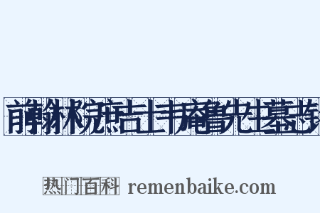 前翰林院庶吉士韦庵鲁先生墓志铭是什么意思的图片